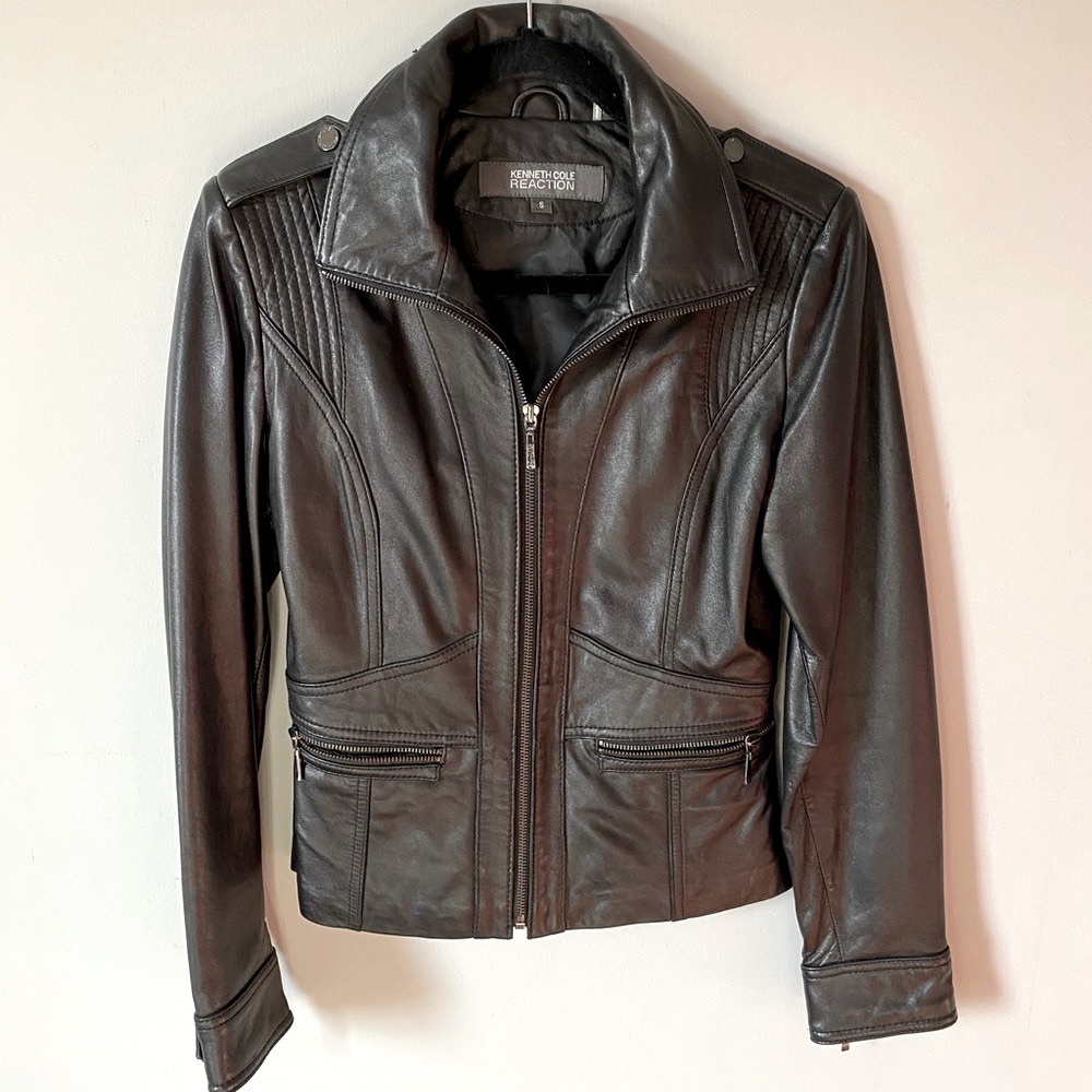 Kenneth Cole | Leather Jacket